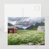 Carte Postale Flakstad dans les Lofoten (Devant / Derrière)