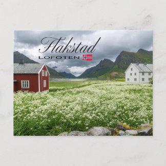 Carte Postale Flakstad dans les Lofoten