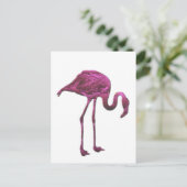 Carte Postale flamant (Debout devant)