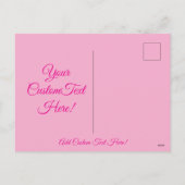 Carte postale flamant rose (Dos)