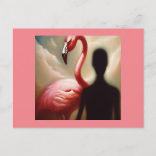 Carte Postale Flamant rose animal Spirit 2
