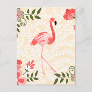 Carte Postale Flamant rose Bird