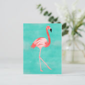 Carte Postale Flamant rose Bird (Debout devant)