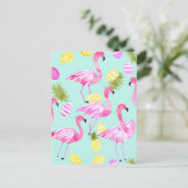 Carte Postale Flamant rose de Pâques (Debout devant)