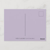 CARTE POSTALE FLAMANT ROSE DE ROCKER GOTH PUNK, HAULEURS, CHEVEU (Dos)