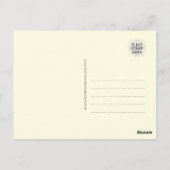 Carte Postale Flamant rose en mosaïque lunaire (Dos)