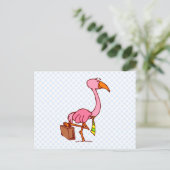 Carte Postale Flamant rose Felix (Debout devant)