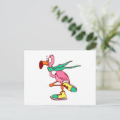 Carte Postale Flamant rose Filipe (Debout devant)