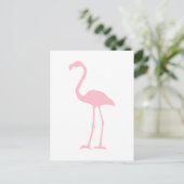 Carte Postale Flamant rose rose (Debout devant)
