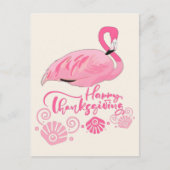 Carte Postale Flamant rose rose Côtier Salutation (Devant)