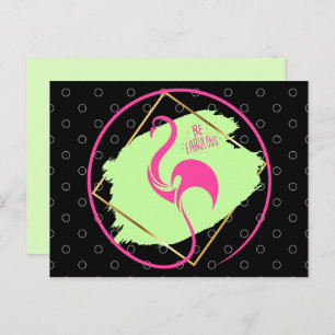 Carte Postale Flamant rose Rose Soyez Fabuleux Inspirationnel Di