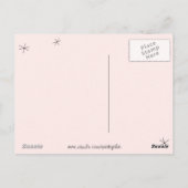 Carte postale Flamant rose rose "Sweet 16" (Dos)