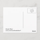 Carte Postale Flamants roses (Dos)