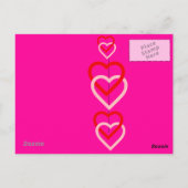 Carte Postale Flamants roses (Dos)