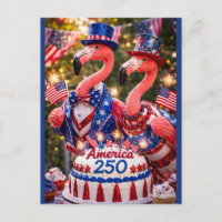 Flamants roses Joyeux 250e anniversaire Amérique 4