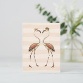 Carte Postale Flamants roses roses dans les Couronnes (Debout devant)