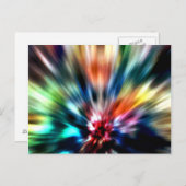 Carte Postale Flambée de couleurs (Devant / Derrière)