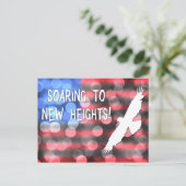 Carte Postale flamber vers de nouvelles hauteurs (Debout devant)