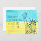 Carte postale Flame de Feed Liberty (Devant / Derrière)