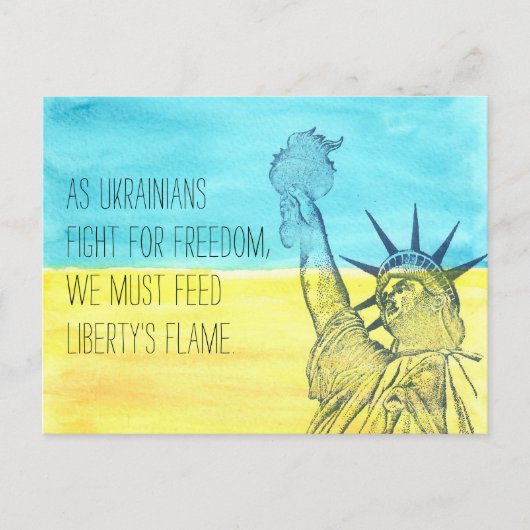 Carte postale Flame de Feed Liberty (Devant)