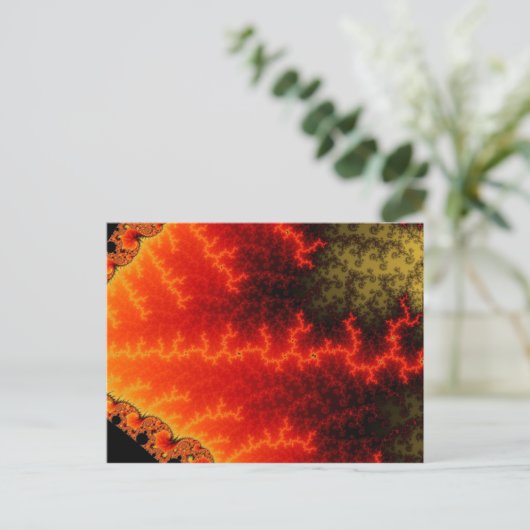 Carte postale Flame Zigzag (Debout devant)