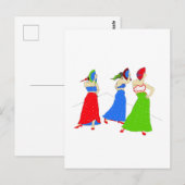 Carte Postale Flamenco (Devant / Derrière)
