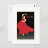 Carte Postale Flamenco (Devant / Derrière)