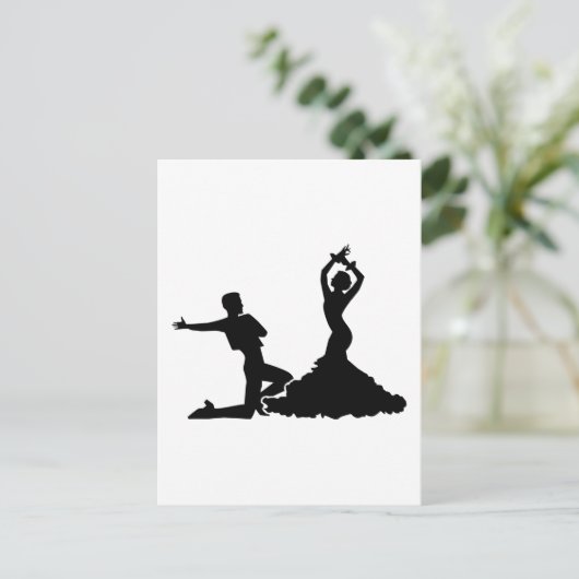Carte Postale Flamenco (Debout devant)