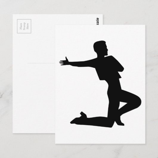 Carte Postale Flamenco (Devant / Derrière)