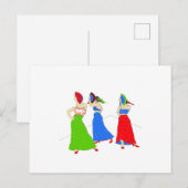 Carte Postale Flamenco (Devant / Derrière)