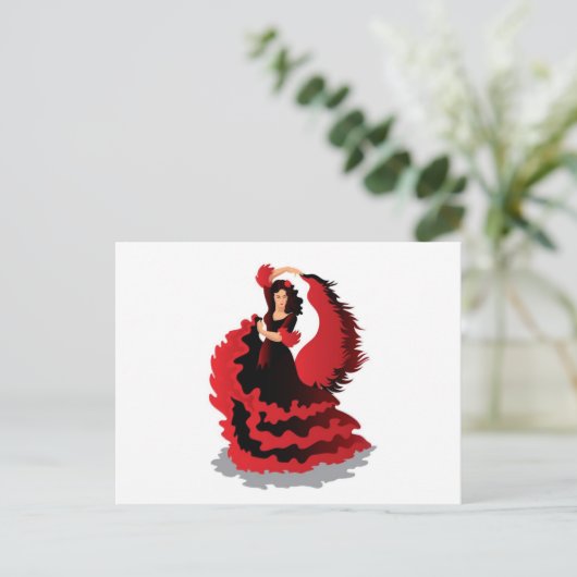 Carte Postale Flamenco (Debout devant)