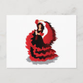 Carte Postale Flamenco (Devant)