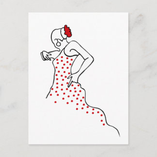 Carte Postale Flamenco