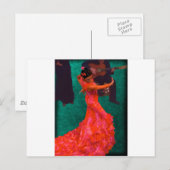 Carte Postale Flamenco (Devant / Derrière)