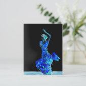 Carte Postale Flamenco foncé. (Debout devant)