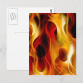 Carte Postale Flames (Devant / Derrière)
