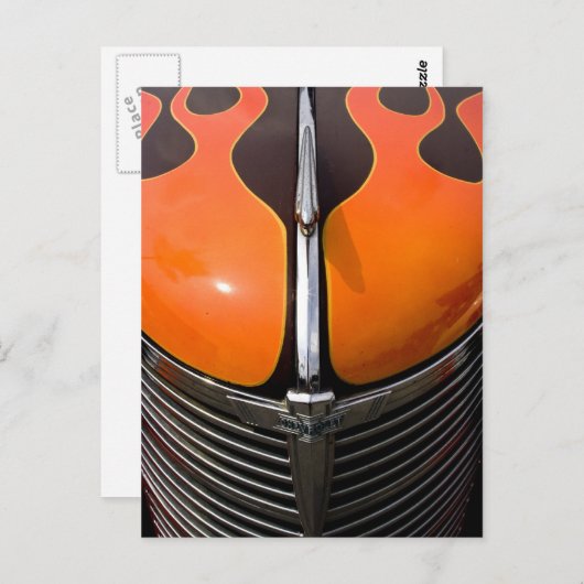 Carte Postale Flames (Devant / Derrière)