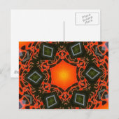 Carte Postale Flames et diamants fantômes (Devant / Derrière)