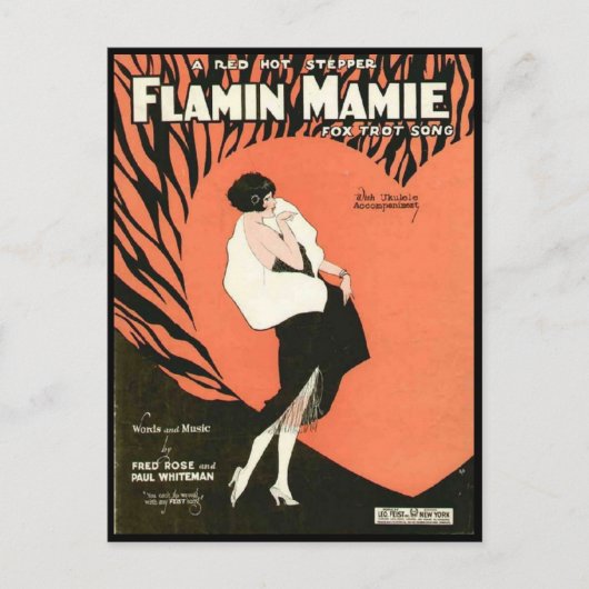 Carte postale Flamin Mamie Flapper (Devant)