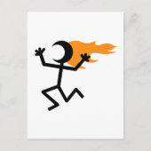 Carte Postale Flaming head (Devant)