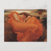 Carte Postale Flaming June Frederic Leighton Impression d'art fi (Devant)