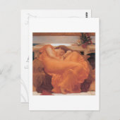 Carte Postale Flaming June - Lord Frederick Leighton (Devant / Derrière)