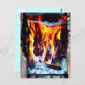 Carte Postale Flamme (Devant / Derrière)