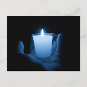 Carte Postale Flamme bleue