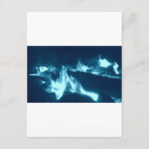 Carte Postale Flamme bleue