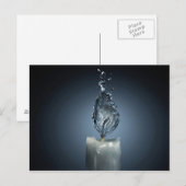 Carte Postale Flamme d'eau (Devant / Derrière)