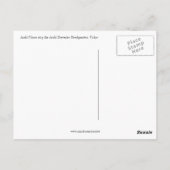 Carte Postale flamme d'or (Dos)