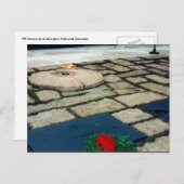 Carte Postale flamme éternelle jfk (Devant / Derrière)