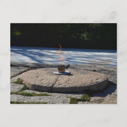 Carte Postale Flamme éternelle JFK (Devant)