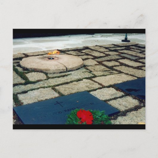 Carte Postale flamme jfk (Devant)